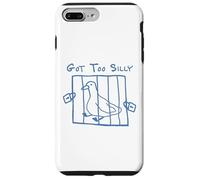 Regalo de broma sarcástica con meme divertido de Got Too Silly Goose Carcasa para iPhone 7 Plus/8 Plus