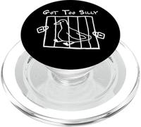 Regalo de broma sarcástica con meme divertido de Got Too Silly Goose PopSockets PopGrip para MagSafe