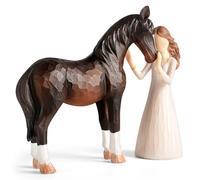 Regalo de caballos para niñas de 4 a 10 años - Collecta Figuras decorativas para adultos (Negro)