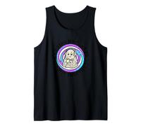 Regalo de café Retro de Ghost Staying Home Club Alone Together Camiseta sin Mangas