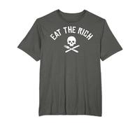 Regalo de camiseta Eat the Rich para hombres y mujeres: Stop Social Injustice Camiseta
