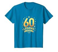 Regalo de celebración de Leyenda de 60 cumpleaños para la Edad de hitos Camiseta, Niños, Zafiro, 8 años