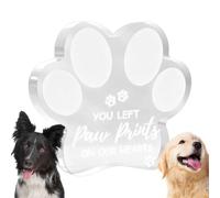 Regalo De Condolencias Por La Pérdida De Un Perro Recuerdo con Forma de