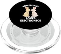 Regalo de Conejo de Pascua de Somebunny Loves Electronics PopSockets PopGrip para MagSafe