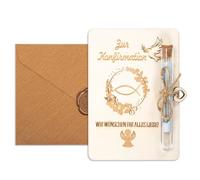 Regalo de confirmación, embalaje regalo de dinero, confirmación, jóvenes, regalos de dinero, embalaje regalo de confirmación con tubos de ensayo, regalos divertidos para confirmación bautizo