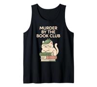 Regalo de Cozy Crime Club Mystery Reader con forma de libro para un detective Camiseta sin Mangas