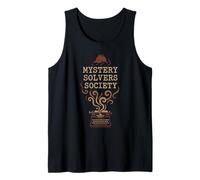 Regalo de Cozy Crime Club Mystery Reader con forma de libro para un detective Camiseta sin Mangas