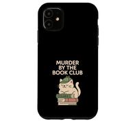 Regalo de Cozy Crime Club Mystery Reader con forma de libro para un detective Carcasa para iPhone 11