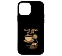Regalo de Cozy Crime Club Mystery Reader con forma de libro para un detective Carcasa para iPhone 12 mini
