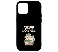 Regalo de Cozy Crime Club Mystery Reader con forma de libro para un detective Carcasa para iPhone 12/12 Pro