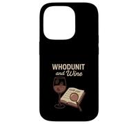 Regalo de Cozy Crime Club Mystery Reader con forma de libro para un detective Carcasa para iPhone 14 Pro