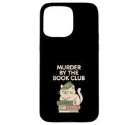 Regalo de Cozy Crime Club Mystery Reader con forma de libro para un detective Carcasa para iPhone 15 Pro Max