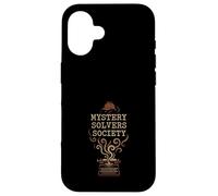 Regalo de Cozy Crime Club Mystery Reader con forma de libro para un detective Carcasa para iPhone 16