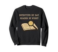 Regalo de Cozy Crime Club Mystery Reader con Forma de Libro para un Detective Sudadera