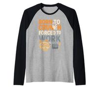 Regalo de Cultura de Desayuno para Amantes de los Cereales para Adultos Camiseta Manga Raglan