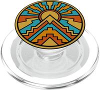 Regalo de Cultura indígena nativa Americana Sun Mountain PopSockets PopGrip para MagSafe