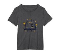 Regalo de cumpleaños: 32 es Solo un capítulo, no el Libro Camiseta, Mujer Tallas Grandes, Jaspeado Oscuro, 4XL Grande