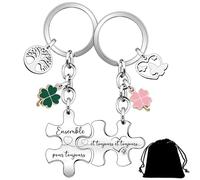 Regalo de cumpleaños dulce para marido mujer llavero - 'Te encontraré más temprano y te amaría más tiempo' - Regalo de cumpleaños para novio novia - Regalo de amor llavero, 3, L