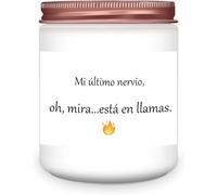 Regalo de Cumpleaños Femenino, Regalo de Vela único, Mi último Nervio, Regalo Divertido para la Mejor Amiga, Regalo de Cumpleaños para la Hermana