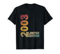 Regalo de cumpleaños número 22 para hombres y mujeres nacidos en 2003 cumpliendo 22 años Camiseta