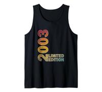 Regalo de cumpleaños número 22 para hombres y mujeres nacidos en 2003 cumpliendo 22 años Camiseta sin Mangas