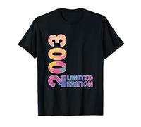 Regalo de cumpleaños número 22 para mujeres nacidas en 2003 cumpliendo 22 años Camiseta