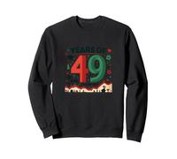 Regalo de cumpleaños número 49: Celebración épica Falla y GANA Sudadera, Unisex para Adultos, Negro, M