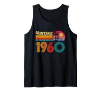 Regalo de cumpleaños número 66, 66 años, Hombres y Mujeres, Retro, Vintage 1960 Camiseta sin Mangas