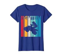 Regalo de cumpleaños para 18 años Quad Fan 4x4 ATV Chicos Camiseta, Mujer, Azul Real, XS
