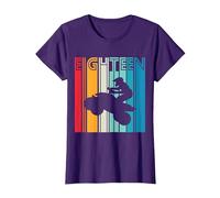 Regalo de cumpleaños para 18 años Quad Fan 4x4 ATV Chicos Camiseta, Mujer, Morado, L