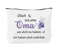 Regalo de cumpleaños para abuela, regalo de Navidad, regalo para el día de la madre, neceser, Blanco, Maletín de cosméticos