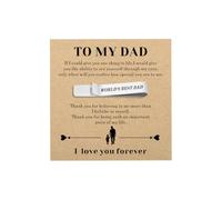 Regalo de cumpleaños para el día del padre, para papá, tío, abuelo, regalo de jubilación para hombres, él, alfiler de corbata plateado para papá, papá, tíos, Pequeño, Metales no preciosos, Sin piedra