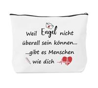 Regalo de cumpleaños para enfermera, regalo de Navidad, enfermera, regalo del día de la madre, bolsa de cosméticos, Blanco, Maletín de cosméticos