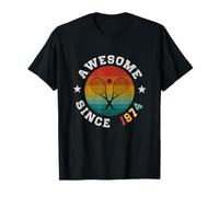 Regalo de cumpleaños para Jugador de Tenis de 52 años Impresionante Desde 1974 Camiseta