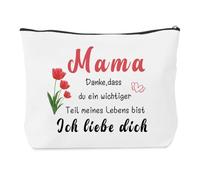 Regalo de cumpleaños para mamá, regalo de Navidad, regalo para el día de la madre, neceser de, Blanco, Maletín de cosméticos