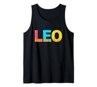 Regalo de cumpleaños para niño o Hijo con Nombre de Leo Camiseta sin Mangas