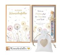 Regalo de dinero para mujeres, novia, con relleno de deseos, tarjeta de felicitación, caja de regalo, tubo de ensayo, bolsa de yute para Navidad, cumpleaños, boda, consagración juvenil