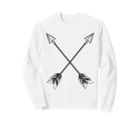 Regalo de diseño de Flecha Cruzada para Hombres, Mujeres, niños y niñas Sudadera