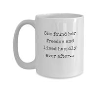 Regalo de divorcio, taza Happily Ever After, regalo de cliente de divorcio, regalos de separación, regalos para ella, regalo recién divorciado, regalos recién solteros