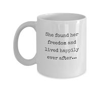 Regalo de divorcio, taza Happily Ever After, regalo de cliente de divorcio, regalos de separación, regalos para ella, regalo recién divorciado, regalos recién solteros