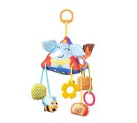 Regalo de Ducha Tema Animal Juguete Colgante Sensorial para Cochecitos de Cuna con Mordedor Muñeca de Desarrollo Infantil Texturizada Cochecitos de Bebé Juguete Móvil para Cuna