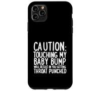 Regalo de Embarazo Do Not Touch The Baby Bump Carcasa para iPhone 11 Pro MAX