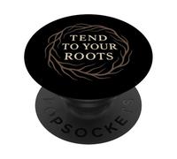 Regalo de Estilo de Vida botánico Plant Mom Growing at My Own Pace PopSockets PopGrip Adhesivo