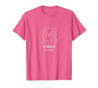 Regalo de Estrella de la astrología del Zodiaco Celestial de la Temporada Virgo Camiseta, Hombre, Rosa Jaspeado, 3XL