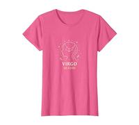 Regalo de Estrella de la astrología del Zodiaco Celestial de la Temporada Virgo Camiseta, Mujer, Rosa Jaspeado, 3XL
