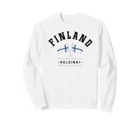 Regalo de Finlandia Bandera Finlandesa de Helsinki República de Finlandia Sudadera