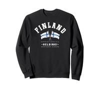 Regalo de Finlandia Bandera Finlandesa de Helsinki República de Finlandia Sudadera