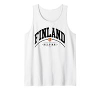 Regalo de Finlandia Bandera Finlandesa República Finlandia Amigo finlandés Camiseta sin Mangas
