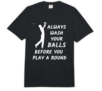 Regalo de Golf Siempre Lava Tus Pelotas Antes de Jugar una Ronda Comfort Colors Adult Heavyweight T-Shirt