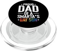 Regalo de Hijo Gay Orgulloso papá Inteligente PopSockets PopGrip para MagSafe